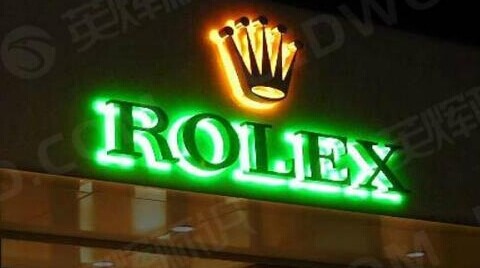 Halo LED Lighting Stainless Steel Sign Advertising Equipment